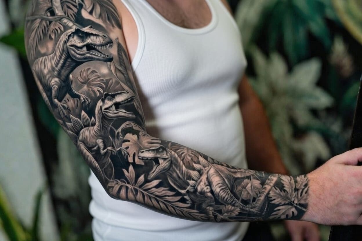 Jurrasic Park Arm Sleeve